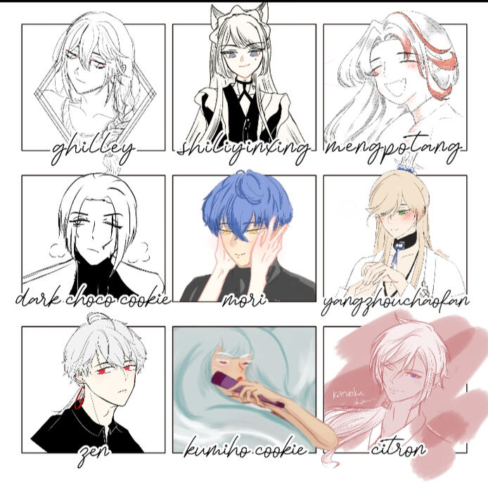 9fanarts challenge xD