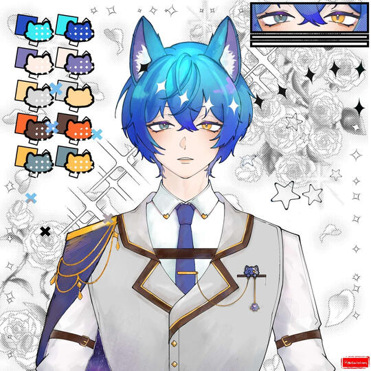 Character design for Onilinkblue